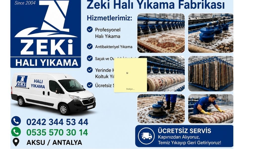 Aksu Halı Yıkama