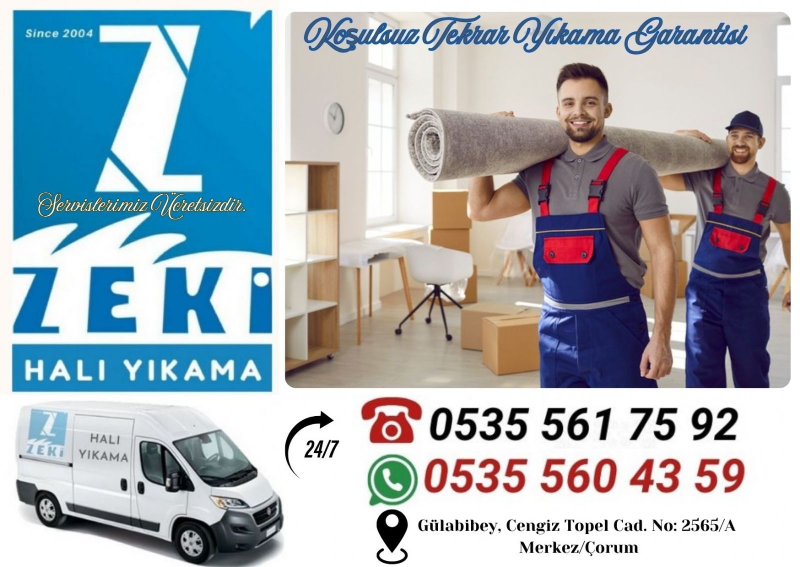 Çorum Bahçelievler Mahallesi Halı Yıkama