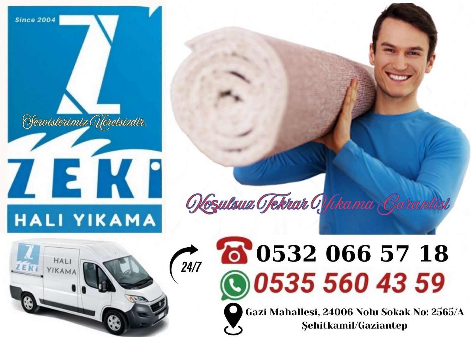 Gazikent Mahallesi Halı Yıkama