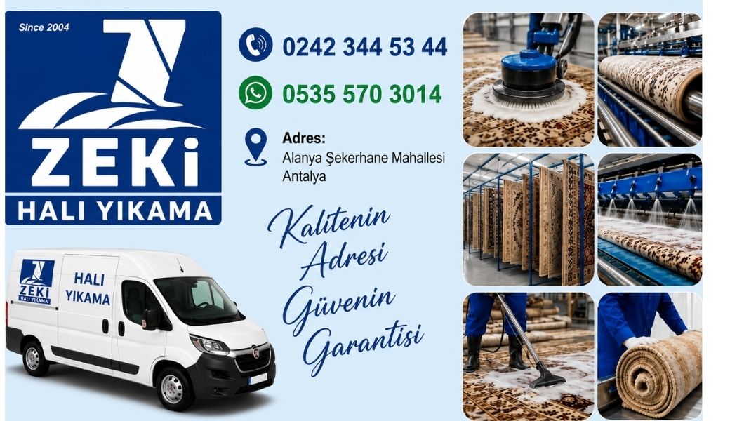 Alanya Şekerhane Mahallesi Halı Yıkama