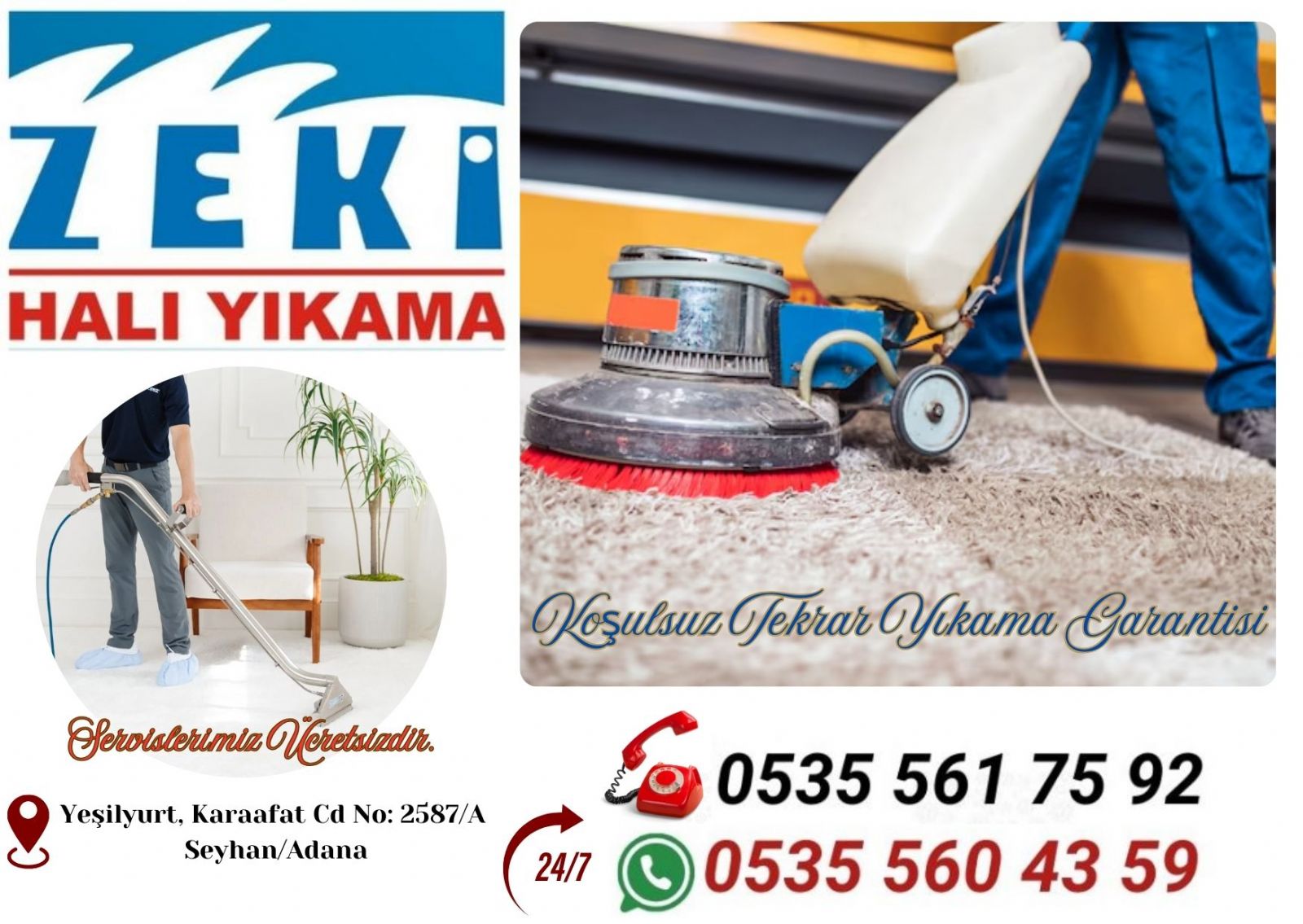 Adana Yenibey Mahallesi Halı Yıkama