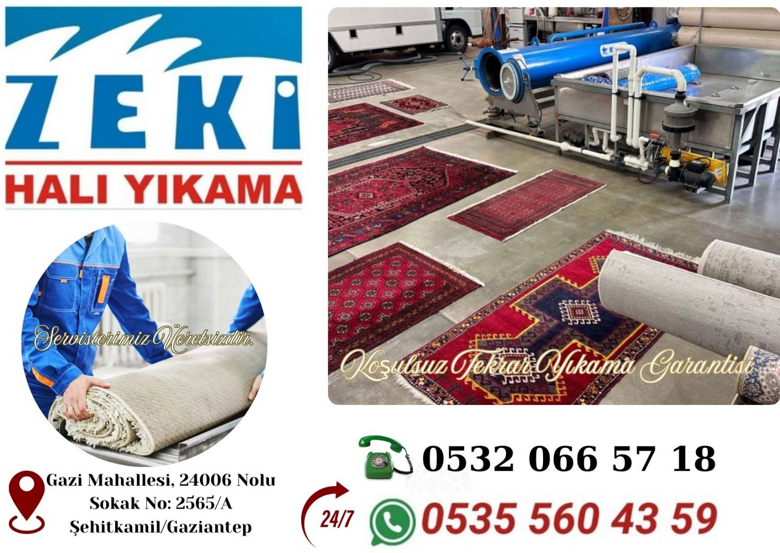 Şehitkamil Güzelyurt Mahallesi Halı Yıkama