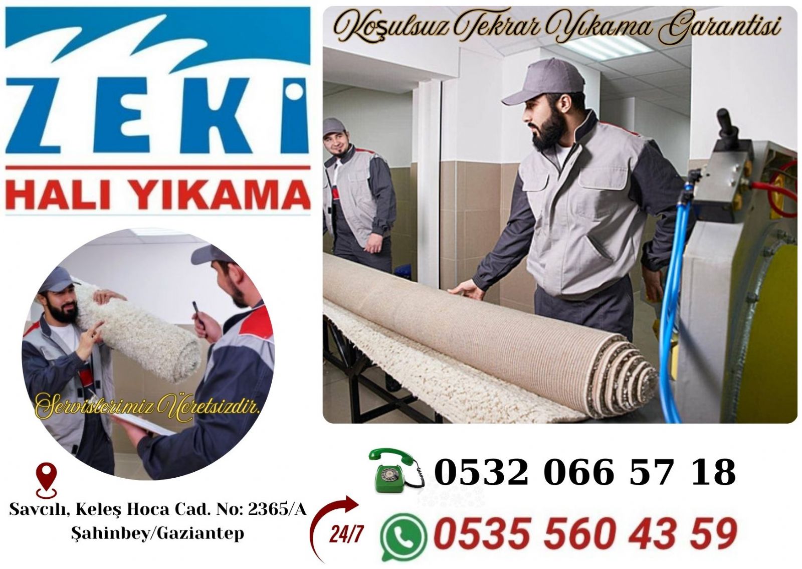 Gaziantep Mimar Sinan Mahallesi Halı Yıkama