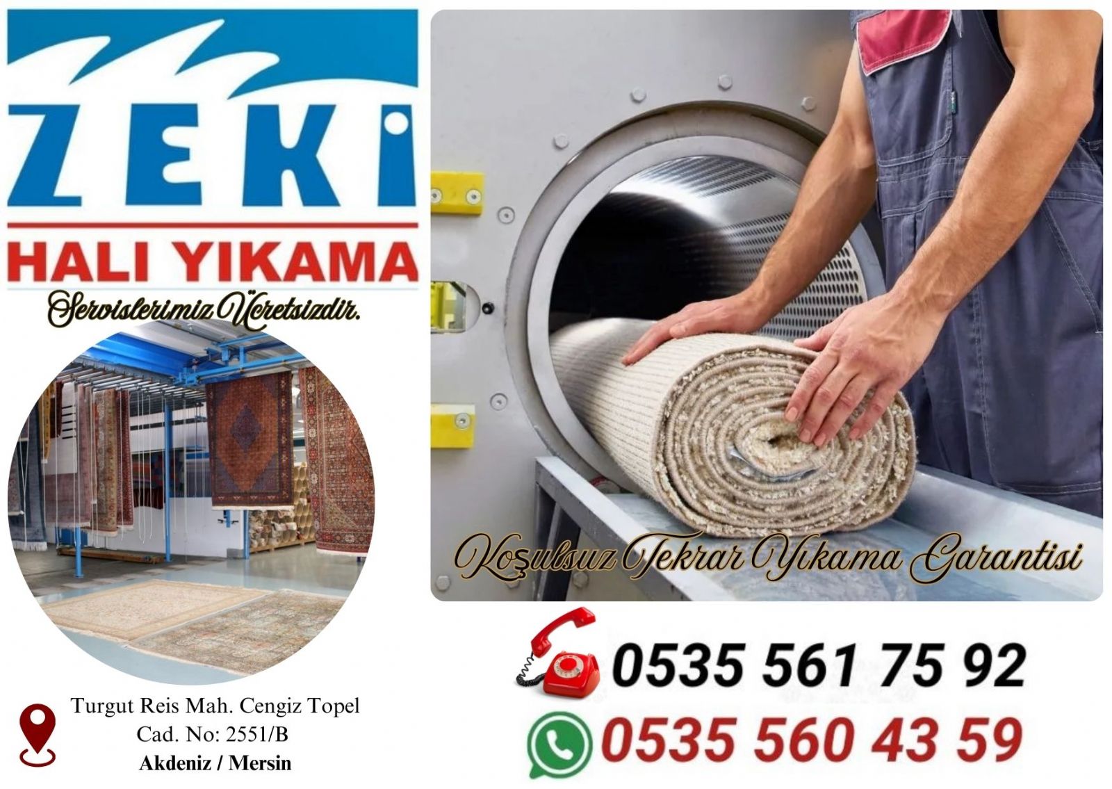 Akdeniz Gündoğdu Mahallesi Halı Yıkama