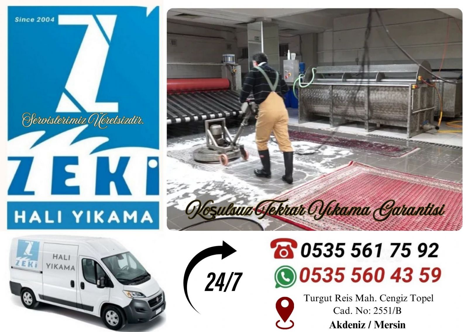 Mersin Çilek Mahallesi Halı Yıkama