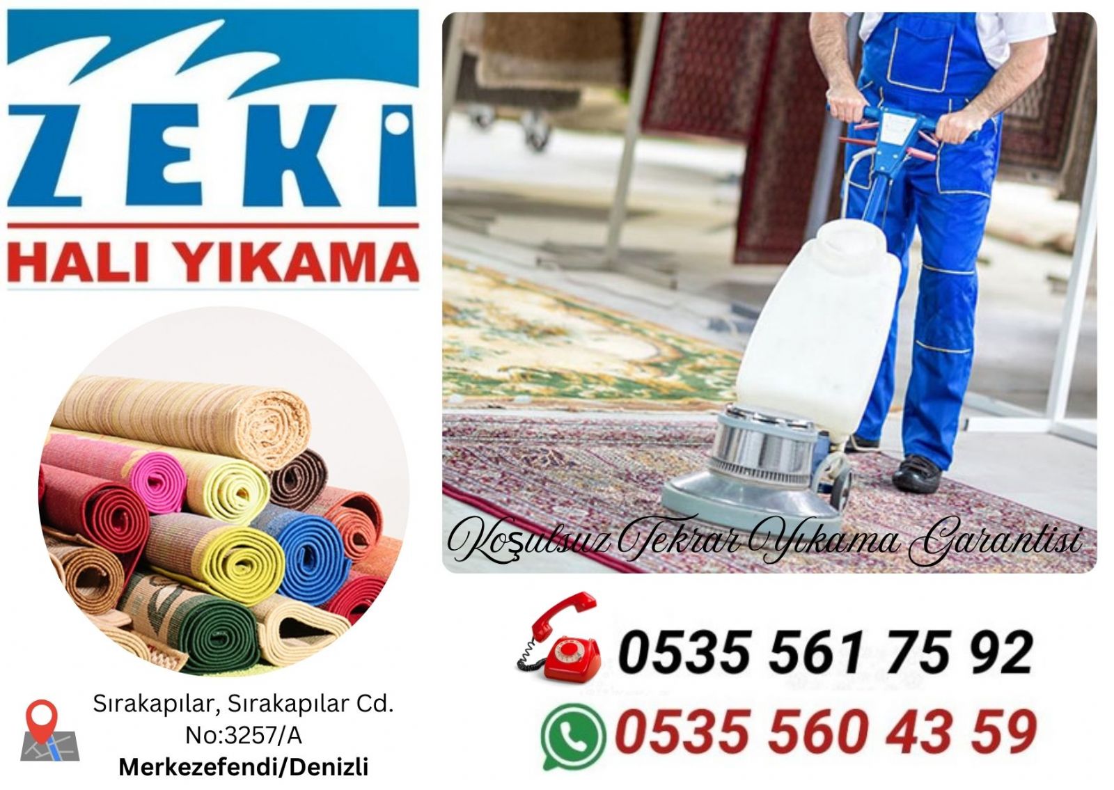 Denizli Akkonak Halı Yıkama