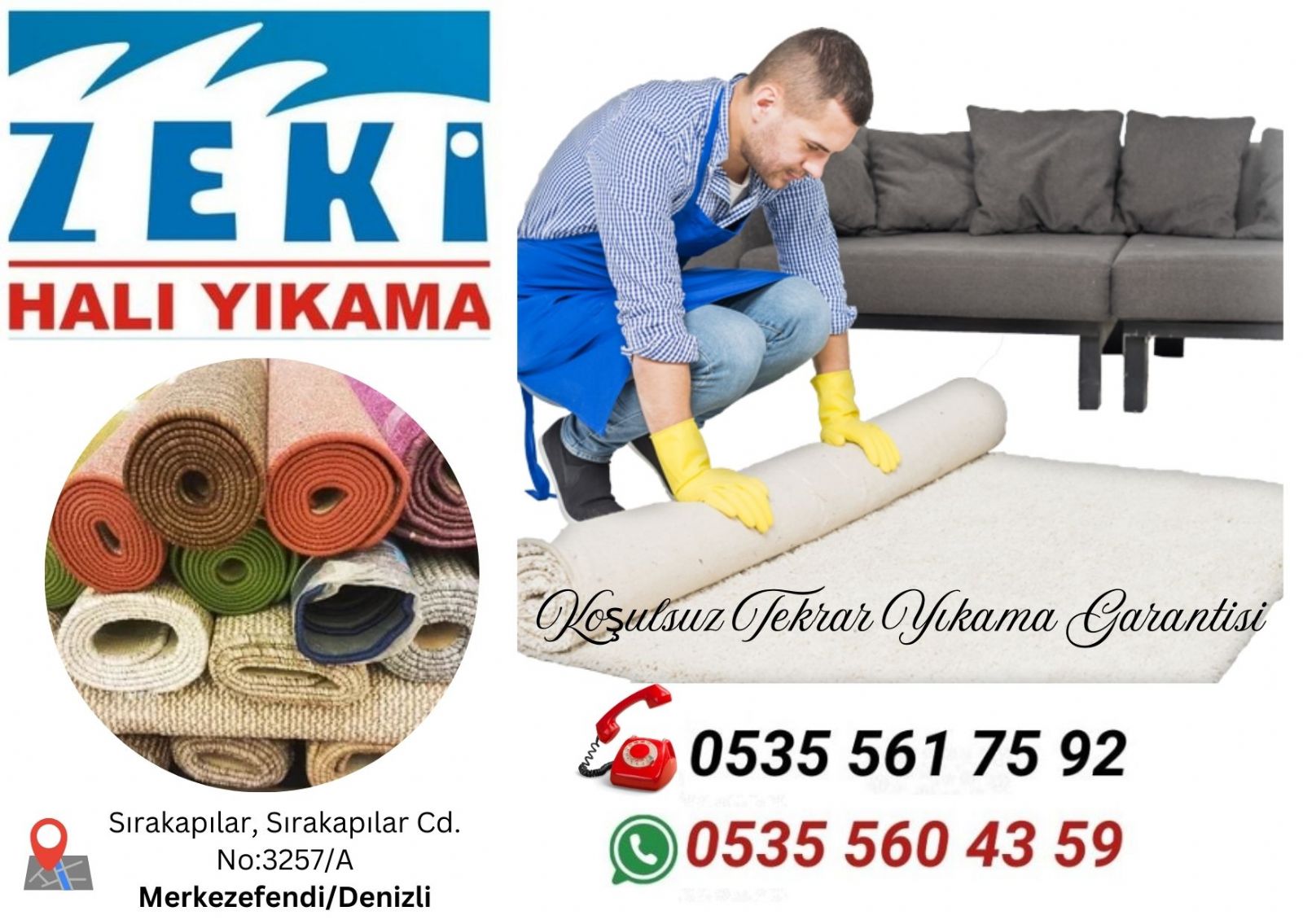 Denizli Gültepe Halı Yıkama