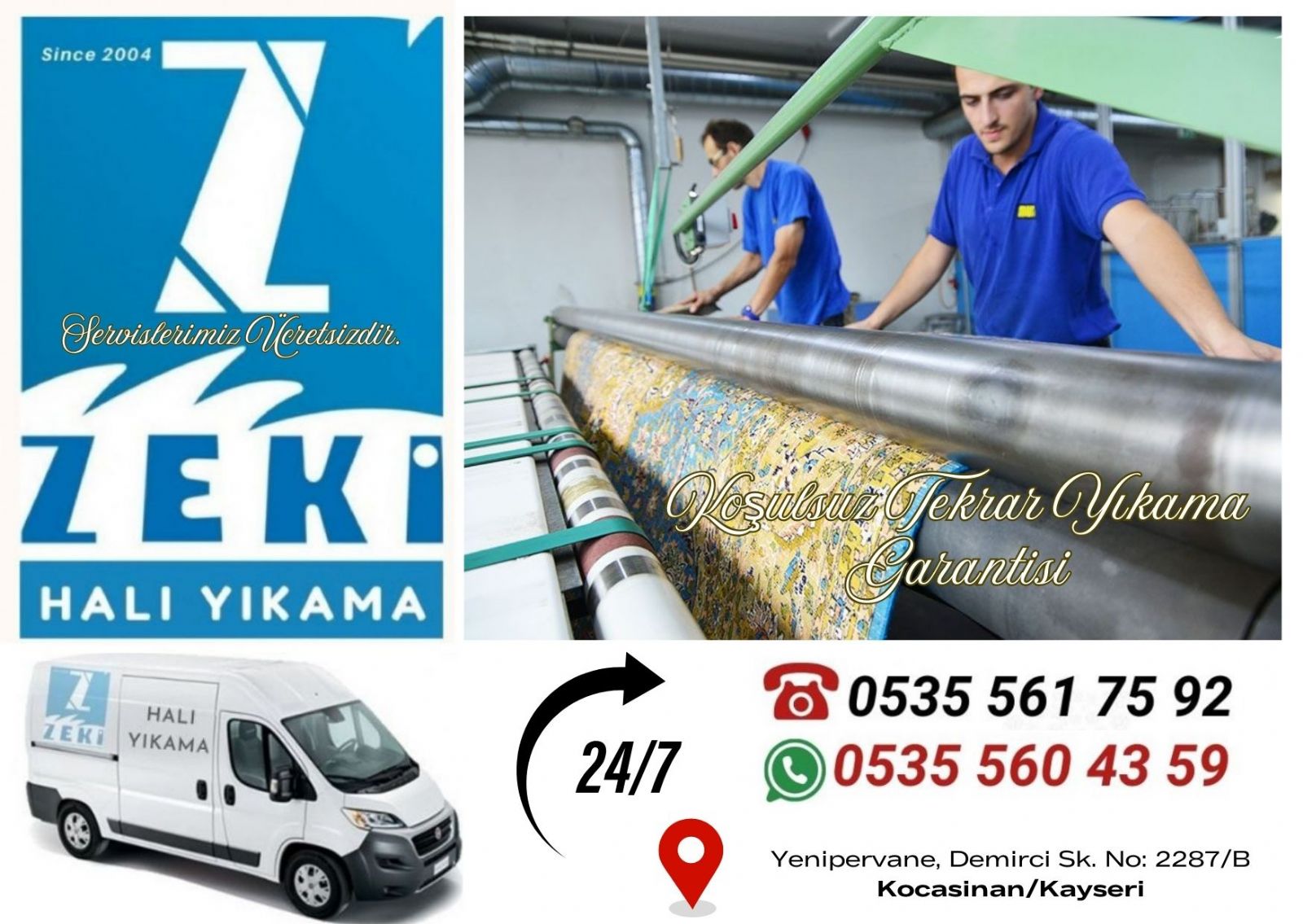 Kayseri Yavuz Mahallesi Halı Yıkama