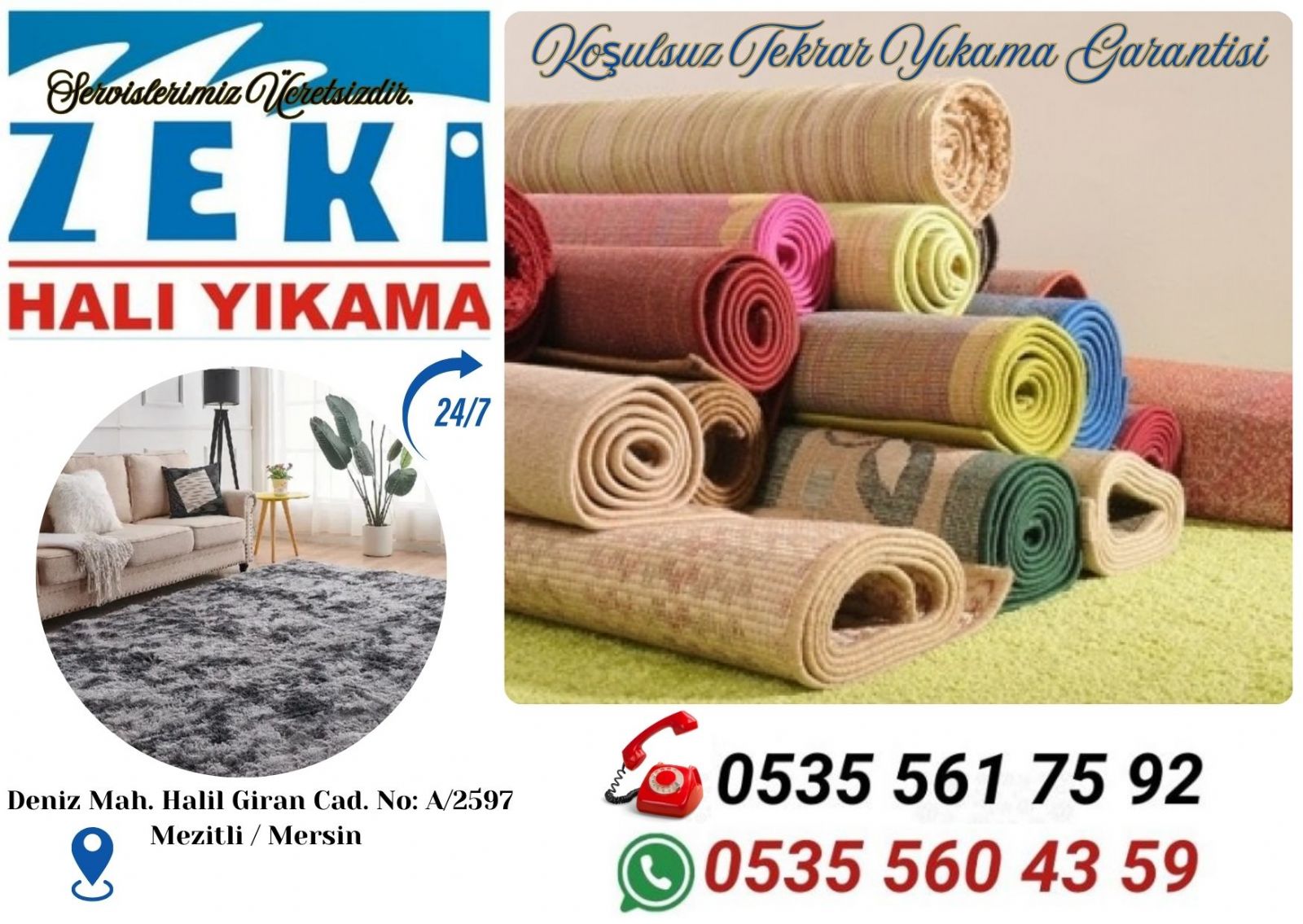 Mersin Yeni Mahallesi Halı Yıkama