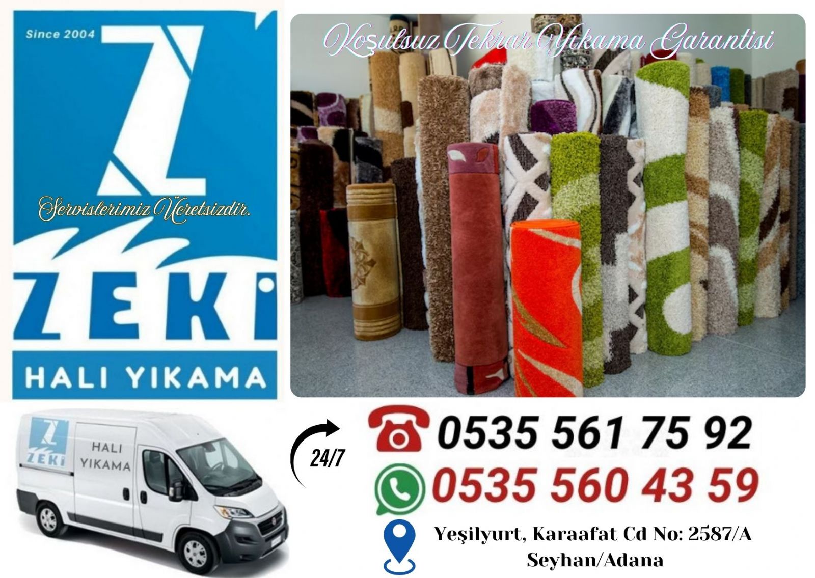Adana Gülpınar Mahallesi Halı Yıkama