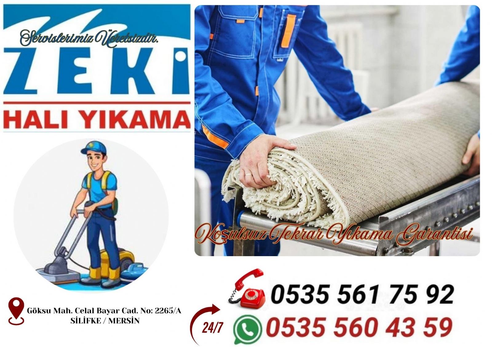 Silifke Göksu Mahallesi Halı Yıkama 