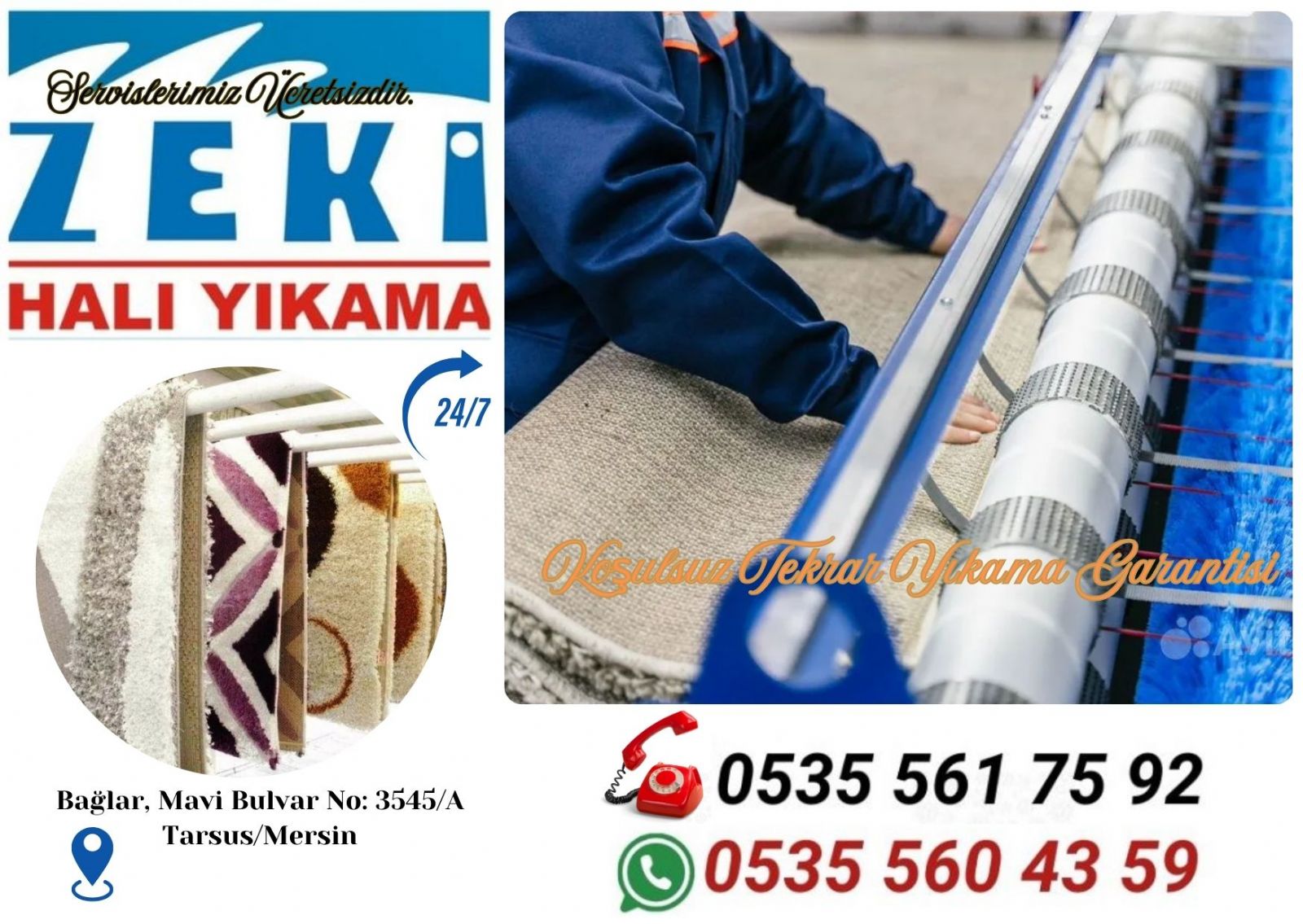 Tarsus Öğretmenler Mahallesi Halı Yıkama