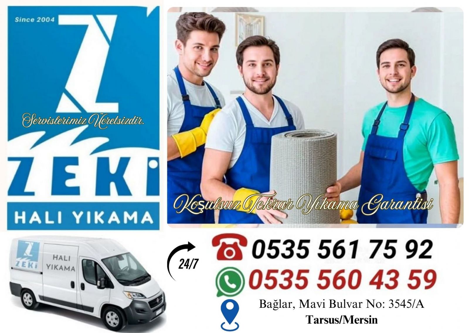 Tarsus Akşemsettin Mahallesi Halı Yıkama