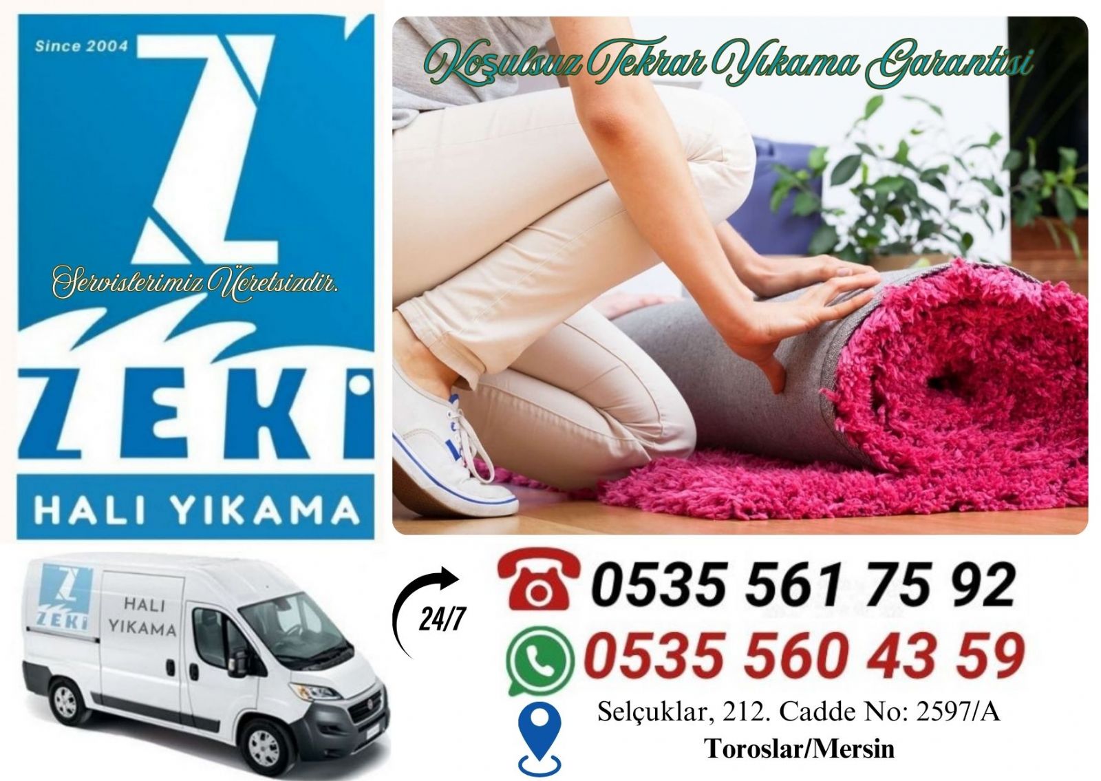 Toroslar Çukurova Mahallesi Halı Yıkama
