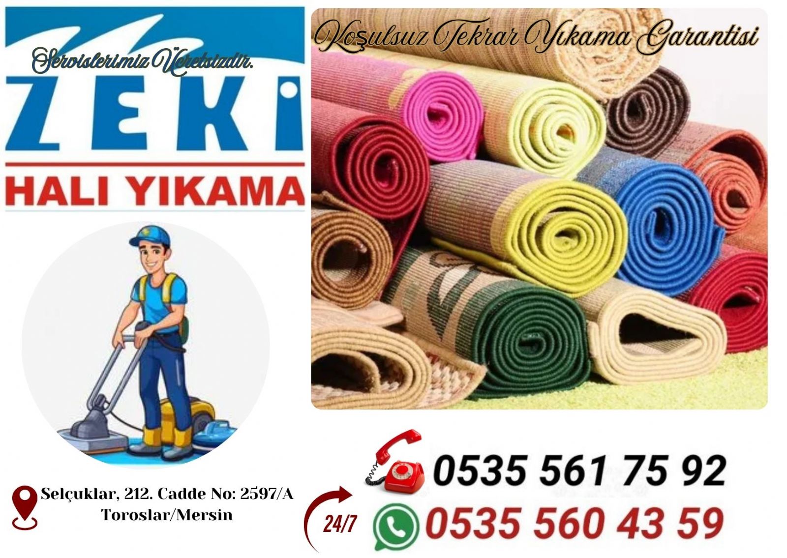 Toroslar Güneykent Mahallesi Halı Yıkama