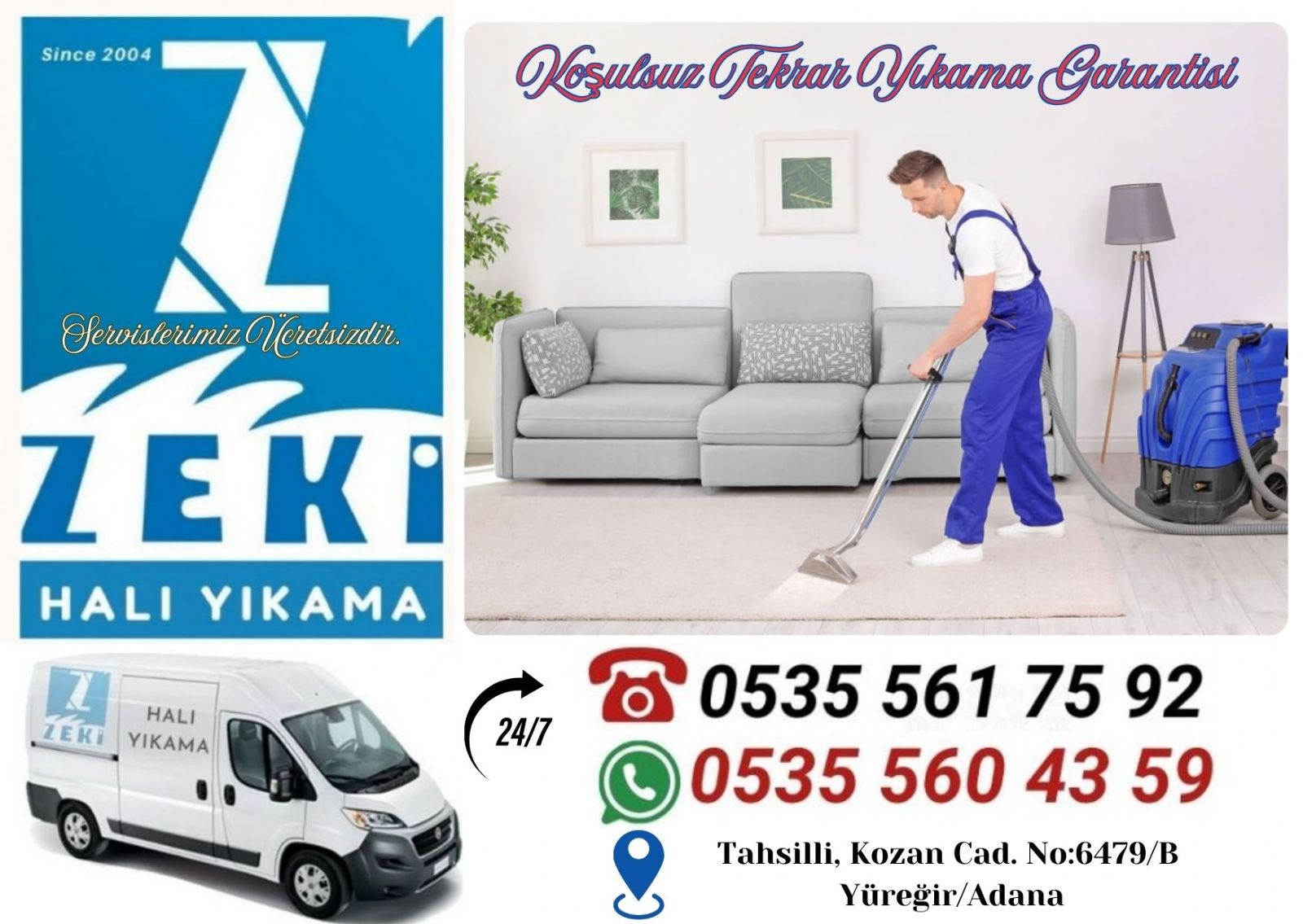 Adana Atakent Mahallesi Halı Yıkama 