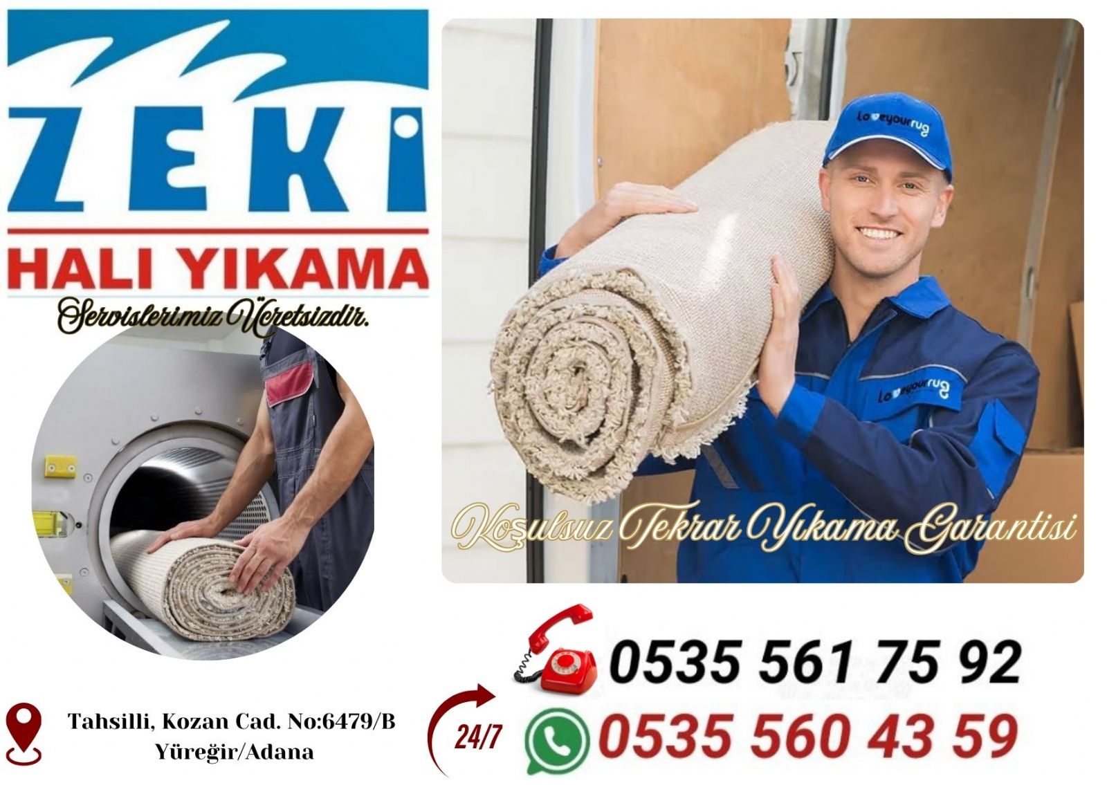 Adana 19 Mayıs Mahallesi Halı Yıkama