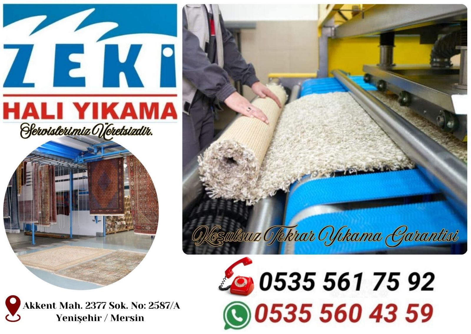 Mersin Güvenevler Mahallesi Halı Yıkama
