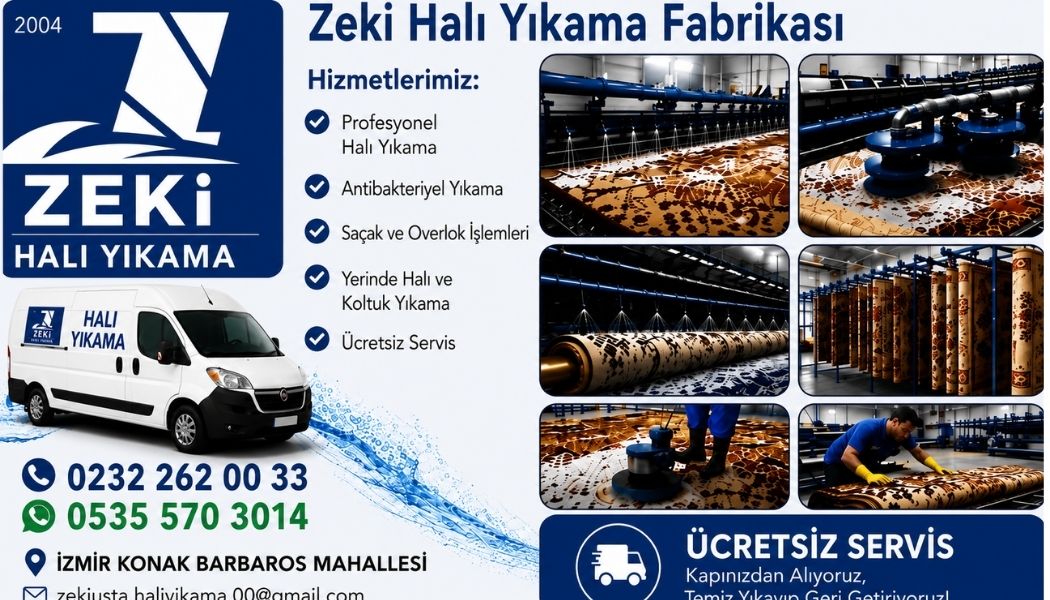 Konak Barbaros Mahallesi Halı Yıkama Hizmeti