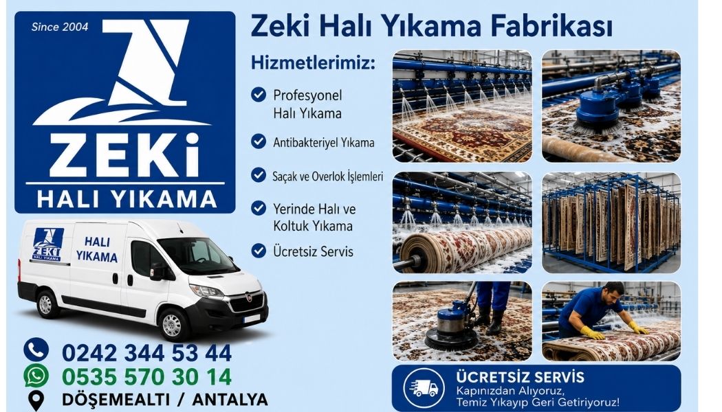 Antalya Döşemealtı Halı Yıkama Hizmeti