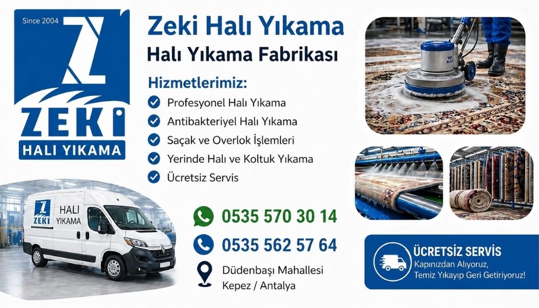 Kepez Düdenbaşı Mahallesi Halı Yıkama Hizmeti