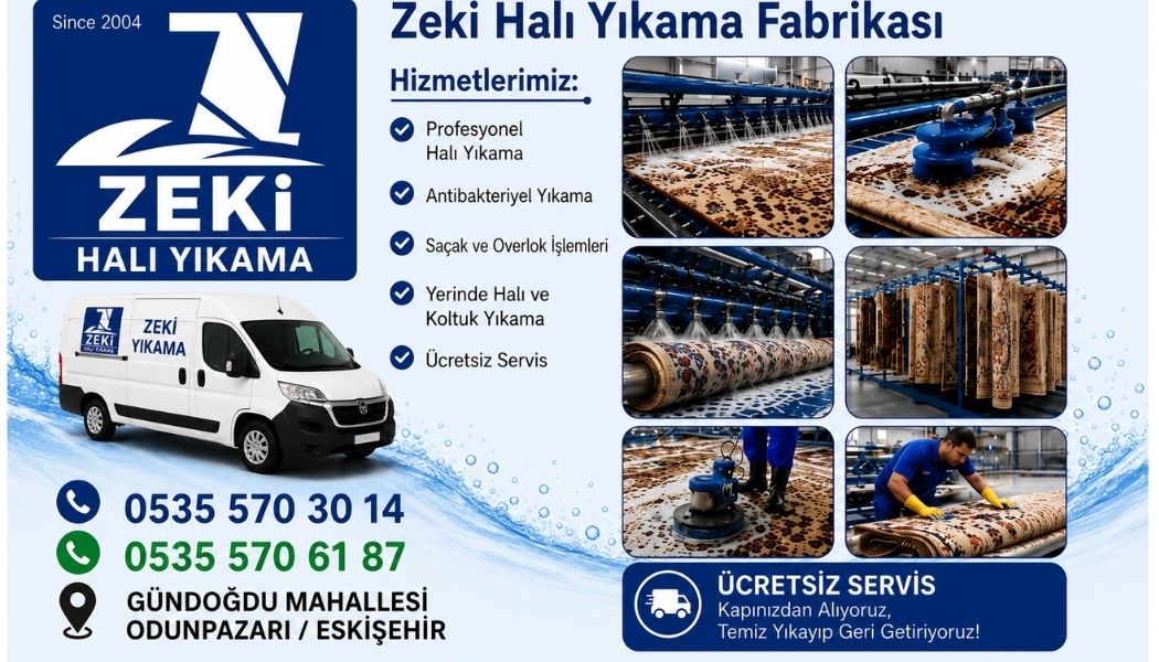 Odunpazarı Gündoğdu Mahallesi Halı Yıkama Hizmeti