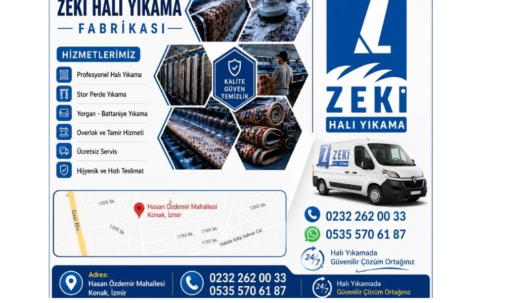 Konak Hasan Özdemir Mahallesi'nde Profesyonel Halı Yıkama Hizmeti
