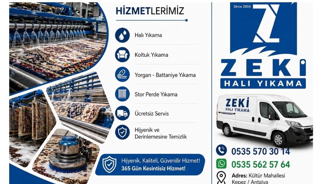 Kepez Kültür Mahallesi Halı Yıkama Hizmeti