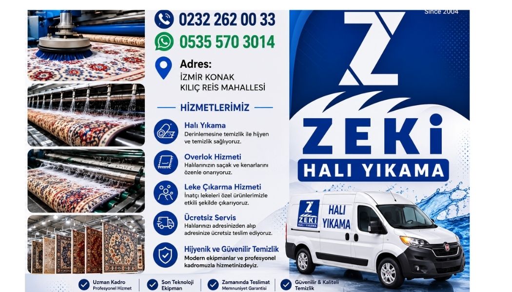 Konak Kılıç Reis Mahallesi'nde sunduğumuz hizmetler, ev ve iş yerlerindeki tüm tekstil ürünlerini kapsayacak genişliktedir. Uzman ekibimiz ve modern makinelerimizle her türlü leke ve kire karşı etkili çözümler üretiyoruz.