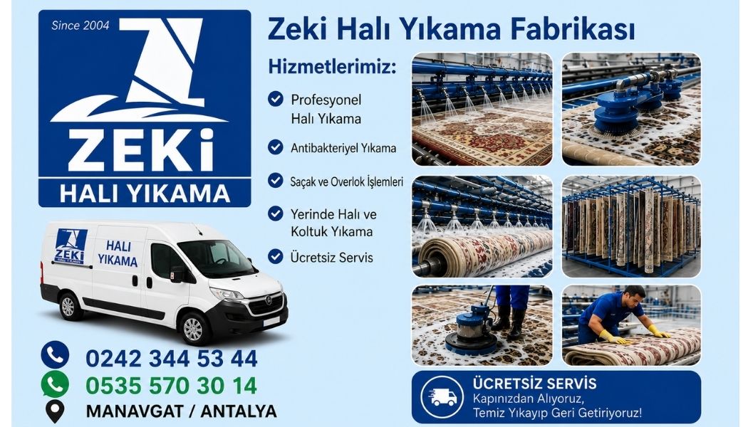 Manavgat Halı Yıkama Hizmeti