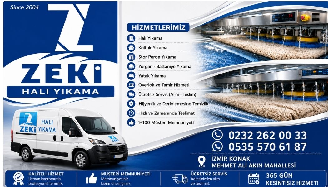 Konak Mehmet Ali Akın Mahallesi halı yıkama
