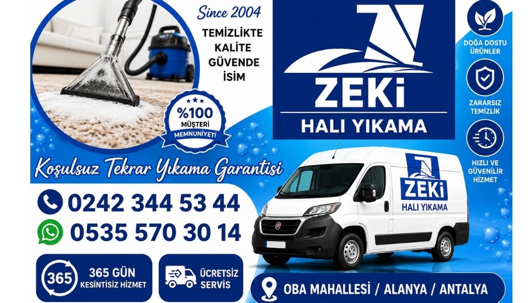 Alanya Oba Mahallesi Halı Yıkama Hizmeti
