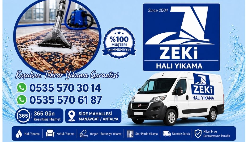 Manavgat Side Mahallesi Halı Yıkama Hizmeti