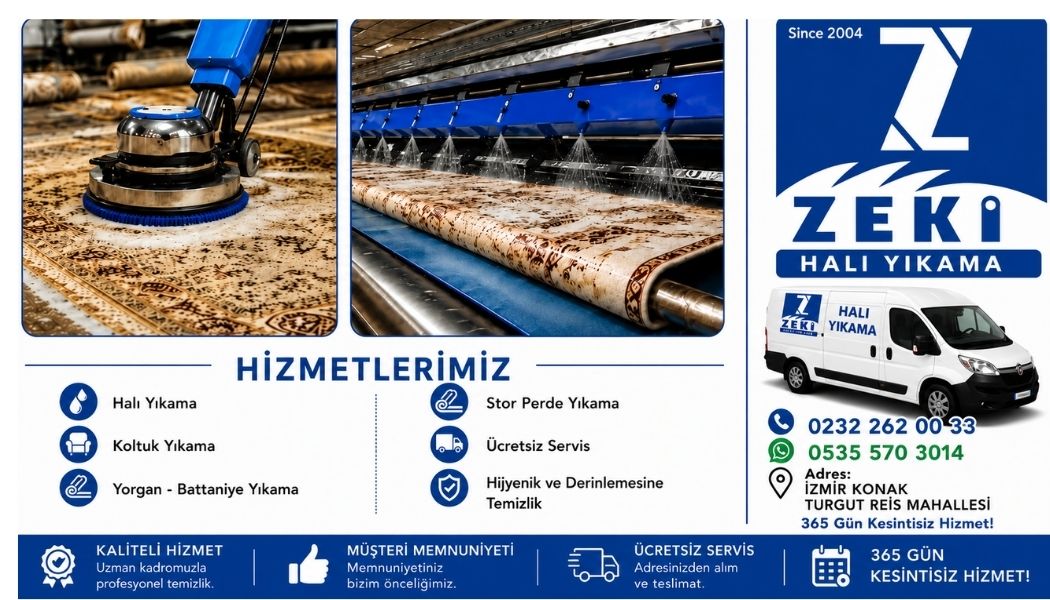 Konak Turgut Reis Mahallesi Halı Yıkama