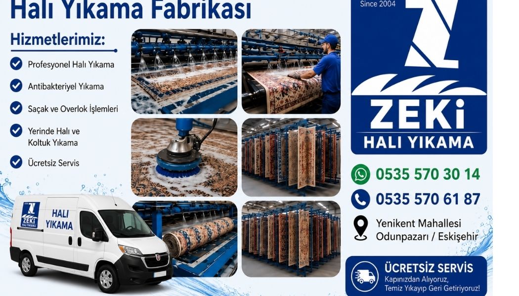 Odunpazarı Yenikent Mahallesi Halı Yıkama Hizmeti